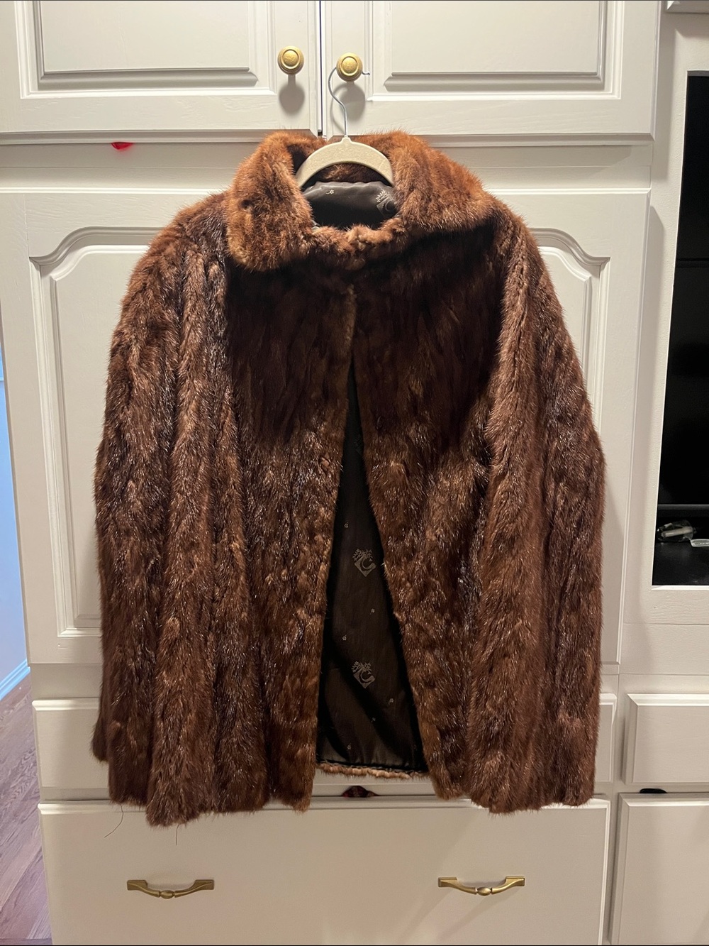 Women's Mink Fur Cape